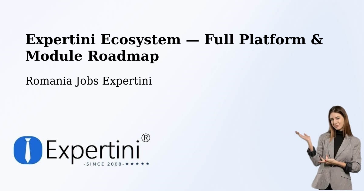 Expertini Ecosystem — Full Platform & Module Roadmap – Comuna Şura Mică